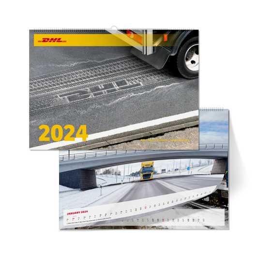 DHL Freight 2024 Wall Calendar