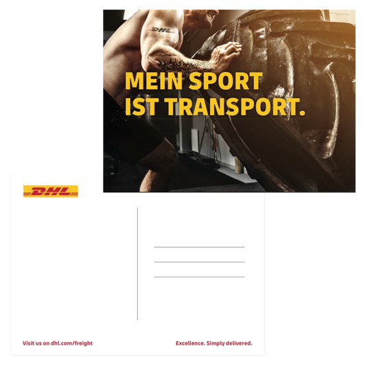 Postcard Mein Sport