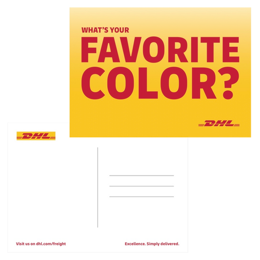 Postcard What is your favorite color