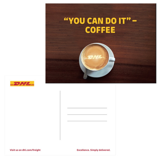Postcard You can do it-coffee