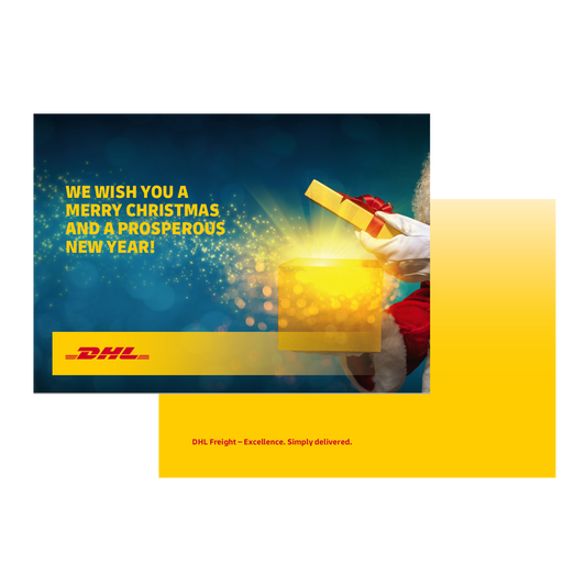DHL Freight Xmas Card Gift